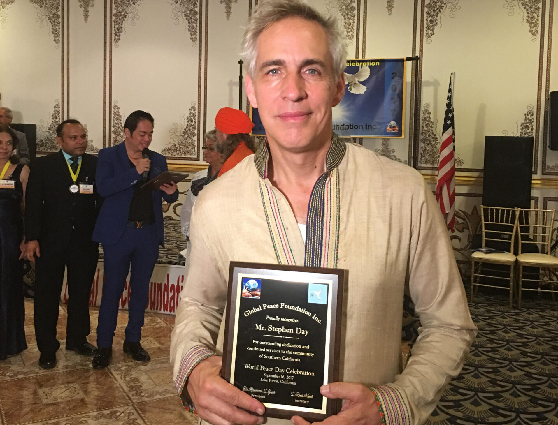World Peace Award from the Global Peace Foundation